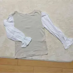【即購入OK】【Mサイズ】【Wcloset】 長袖Tシャツ 長袖ブラウスシャツ