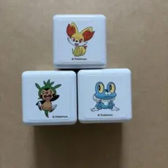 ポケットモンスター　ポケモン　スタンプ　3種類　小物収納可能