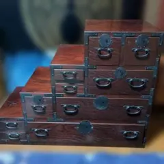 民芸家具 箪笥 伝統工芸金具　タンス 民芸家具 箪笥 伝統工芸金具 タンス - メルカリ