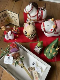 土鈴 干支/十二支（丑/うし）9セット 置物 - メルカリ