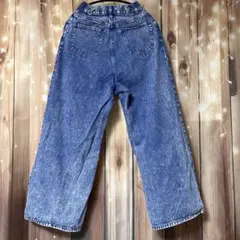 LEPSIM レプシム カラーワイドデニム ライトブルー ハイウエスト M