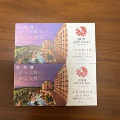 【有効期限長め】PGMホテルリゾート沖縄 ご宿泊優待券 2万円分（2枚）のサムネイル