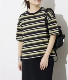 【JOURNAL STANDARD】マルチボーダー 半袖Tシャツのサムネイル