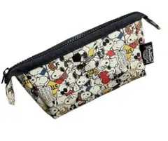スヌーピー 総柄 ポーチ MANY FACES OF SNOOPY コスメポーチ