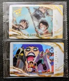 ONE PIECE モンキー・D・ルフィ レアカードセット エース イタジャガ