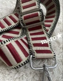 新品✨スマホショルダーストラップのみ⭐️ストライプ柄❤️バッグ付け替え用ベルト紐単品