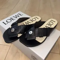 ロエベ LOEWE サンダル ブラック L814465X79 37（約24cm）のサムネイル