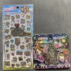 ジュエルプチドロップ　ラブ友　おはじきシールフレーク　ポップマジック