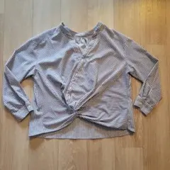 ROPÉ PICNIC ストライプ 長袖シャツ 38