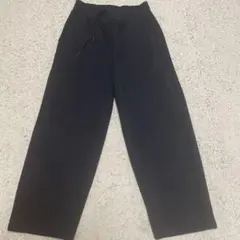 uniqlo:C ワイドスウェットパンツ　ネイビー