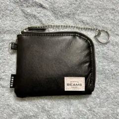 BEAMS ビームス ハーフジップ ウォレット ブラック