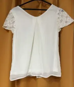 ROPE PICNIC／ロペピクニック　ホワイト レース 半袖 トップス