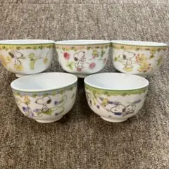 スヌーピー　ウッドストック　湯呑みセットのサムネイル