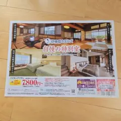 匿名配送　伊東園ホテルズ　割引券　伊豆長岡　大仁　松崎　宇久須　土肥温泉