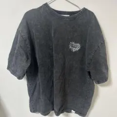 ダークグレー オーバーサイズ Tシャツ