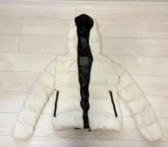 デュベティカDUVETICA ホワイト フード付き中綿コート