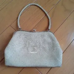 和、洋兼用パーティ用　ビーズクラッチバッグ