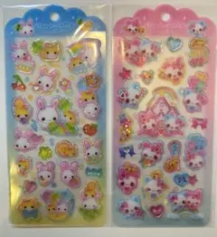 ドロップジュエリーシール まじかるミューちゃん ふわふわらびちゃん