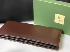 【未使用品・箱付】CYPRIS キプリス 長財布 札入れ レザー ブラウン 本革のサムネイル