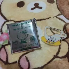 珈琲館HELLO KITTY オリジナルアクリルカラビナ