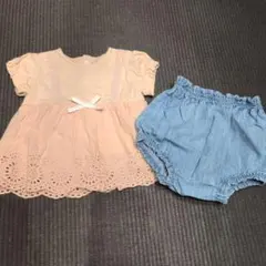 Petitmainベビー服 トップス&ブルマ 上下セットのサムネイル