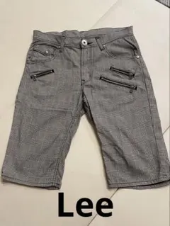 Lee チェック柄 千鳥柄　ハーフパンツ 32インチのサムネイル