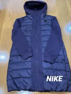 Nike ナイキ　ダウンジャケット　フード付きダウンコート　パープル