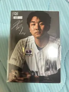 千葉ロッテマリーンズ　茨木佑太　プロマイド・缶バッジ・アクリルスタンドセット