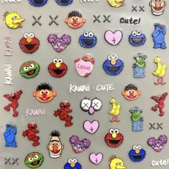 セサミストリート エルモ ユニバ ネイルシール