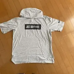 Nike フード付きTシャツ グレー JUST DO IT.