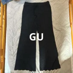 GU ズボン　ブラック　黒