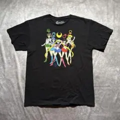 人気デザイン☆セーラームーン 初代メンバー ビッグプリント Tシャツ 