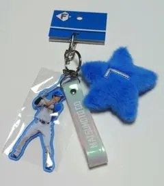 ファイターズ　ファーチャーム付き推しキーチェーン　松本剛