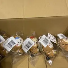 たぬきだもんガチャ　C賞 5個(ハチワレ、うさぎ、ちいかわ、くりまん、シーサー)