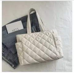 キルティング トートバッグ レディース 大容量 通勤 ビジネス 肩掛け 1440
