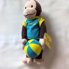 Curious George ぬいぐるみ ボールチェーンマスコット
