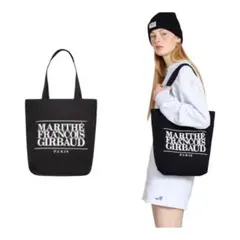 新品 MARITHÉFRANÇOIS GIRBAUD ブラックトートバッグ 韓国のサムネイル