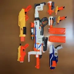 NERF ナーフ トイガン 4点セット まとめ売り - メルカリ