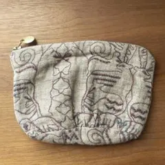 【8/5(水)迄の出品】中川政七商店の動物刺繍ポーチのサムネイル