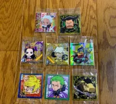 ①ワンピース　ウエハースシール　25th 8枚セット ロビン　ウソップ　ゾロ