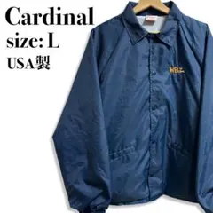 Cardinal コーチジャケット WBZ ネイビー L USA製 ナイロン