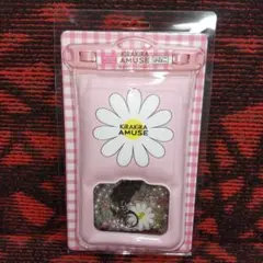 キラキラアミューズ 防水ケース ストラップ付き