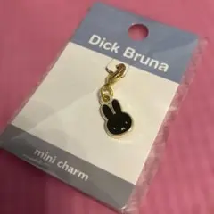 ミッフィー タイニーチャーム　ブラック　ミニチャーム　おかお