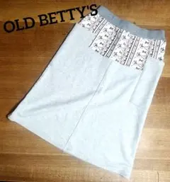 ⭐在庫大処分セール⭐OLD BETTY'Sスウェットスカート グレーＭ～Ｌ日本製のサムネイル