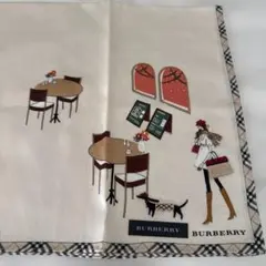 BURBERRY イラスト入りハンカチ