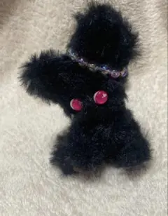 ハンドメイド ぬいぐるみ 自作 創作 アートドール 動物 動物モチーフ 黒 美品のサムネイル