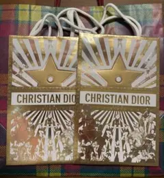 Dior ショッパー⭐︎ギフトバッグ　クリスマス限定　ホリデー 【1枚】