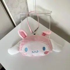 シナモロール シナモン リールストラップ付パスケース(ピンク)のサムネイル