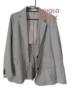 UNIQLOチェック柄 テーラードジャケット S