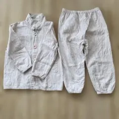 無印良品　90-100ピンク色 コットン パジャマセット